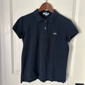 Lacoste Dark Blue short sleeve polo shirt